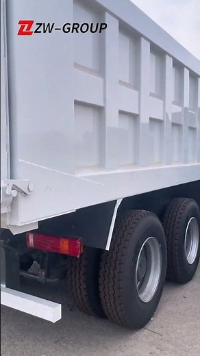 White HOWO 6x4 Dump Truck | Heavy-Duty Tipper Truck for Mining & Construction#howo #howodumptruck