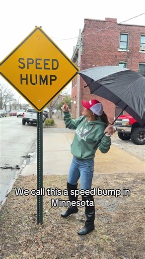 I’ll show you what this sign means #speedbump #speeding #bump