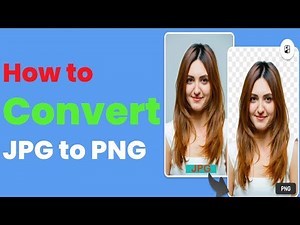 How to Convert JPG to PNG Without Any App | Convert JPEG to PNG transparent Free