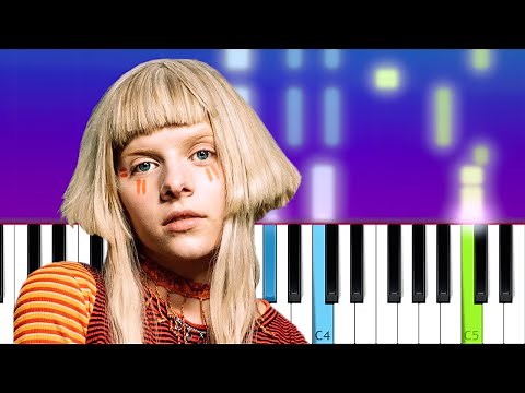 AURORA - Running With The Wolves (Piano Tutorial)