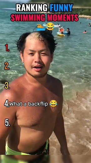 Ranking Funny Swimming Moments🏊 😂 #ranking#moments