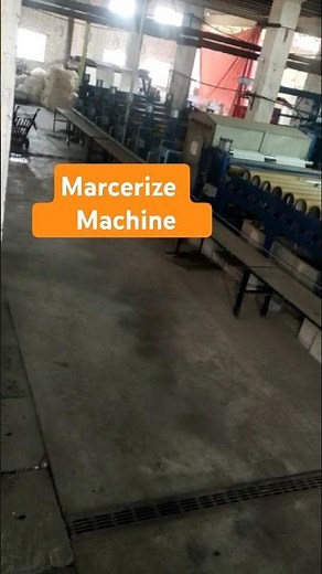 Cotton fabric process on mercerization #cotton #textile #process #educational #mercerized #machine