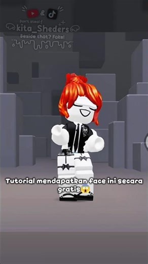 Tutorial to Get Free Faces😱 #roblox #tutorial #capcutedit #shortvideo #enterhome