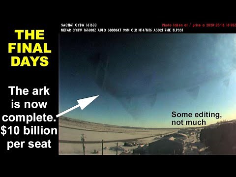 The final days. Mass exodus of world's elites. Boarding the ark, visible on FAA cameras. 3-19-2020