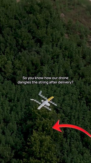 Curious why Wing’s drone dangles a string? 🤔✈️ There’s a clever reason behind it, and it all helps your delivery arrive safe and smooth. Watch to learn more, and tell us what else are you curious about Wing? We’d love to answer! 💛 #WingDroneDelivery #DeliveredbyWing #FutureOfDelivery