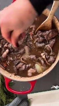 Julia Child’s iconic Boeuf Bourguignon baked in the Fontana Forni Hybrid Oven