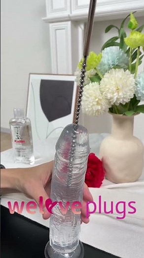 Precision Stainless Steel Urethral Sounding Rod: Intimate Close-Up Display and Features