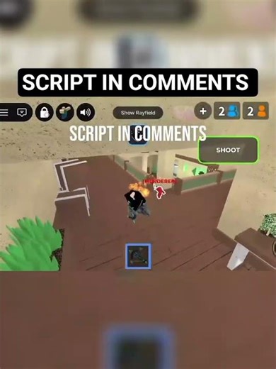AUTOSHOOT SCRIPT IN COMMENT #MM2 #ROBLOX #mm2exploit #murdermystery2