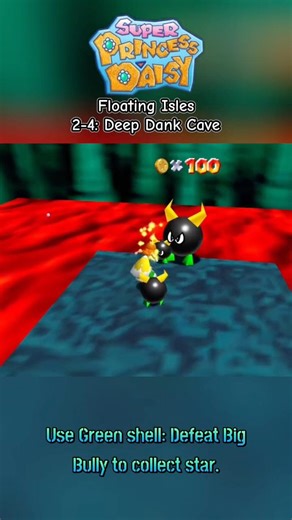 Super Princess Daisy and the Floating Isles OMM: 2-4 Deep Dank Cave #DefeatBigBully