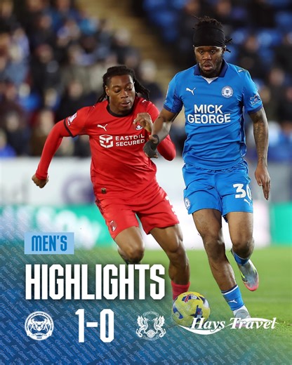 📺 Watch highlights from Saturday's 1-0 Victory against Leyton Orient. Highlights brought to you by Hays Travel Peterborough. #pufc | Peterborough United