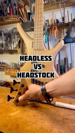 Headstock vs Headless Bass Guitar Soundcheck Experiment #bass #sound #workshop #experiment