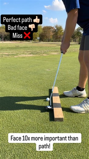 You CAN make putts with a bad path. You CANNOT make putts with a bad face. Stop worrying about if your stroke looks perfect and train the skill of face control! #golfing #golftok #golfcoach #golfswing #shortgame #putting #golflife #SanAntonioGolf #golf | Jake Stevenson Golf