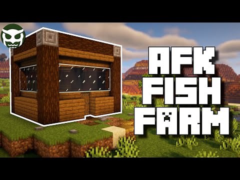 Minecraft: AFK Fish Farm | Tutorial (NO AUTO CLICKER!) (1.16+)