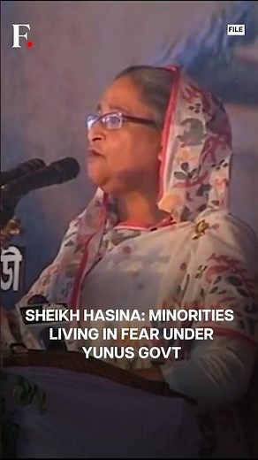 Bangladesh’s Sheikh Hasina Says Minorities Living in Fear, Yunus Not in Control | N18G