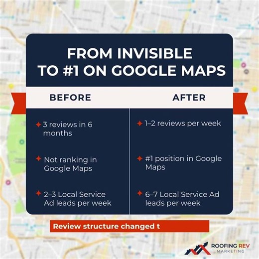FROM INVISIBLE TO #1 ON GOOGLE MAPS: BEFORE & AFTER