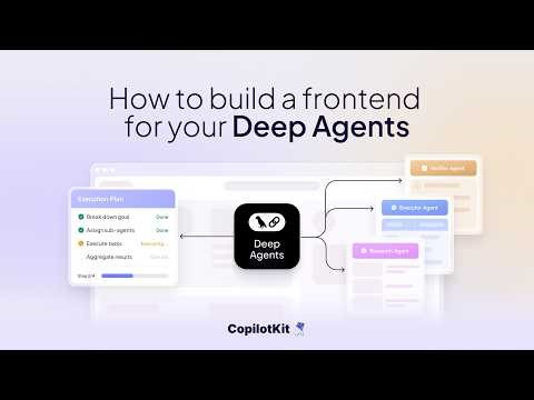 Connect LangChain Deep Agents to a Live Frontend with CopilotKit