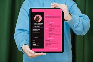 Modern Resume Template | Professional CV Design | Editable Word, PDF & Canva | Instant Download - Etsy