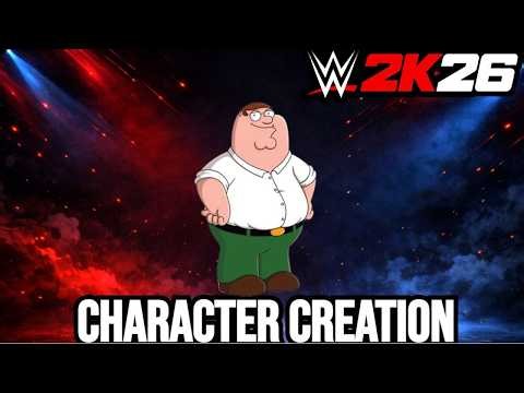 Peter Griffin Created in WWE 2K26 | Family Guy Character Creation (CAW)