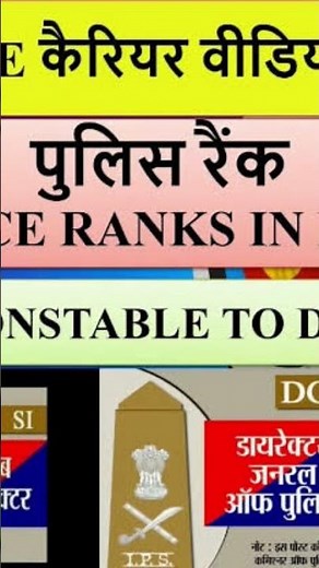 Police Ranks in India Explained | Constable se DGP tak Full Hierarchy