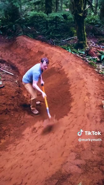 Dirt Trail Berm Rebuild: ASMR with Nature Sounds