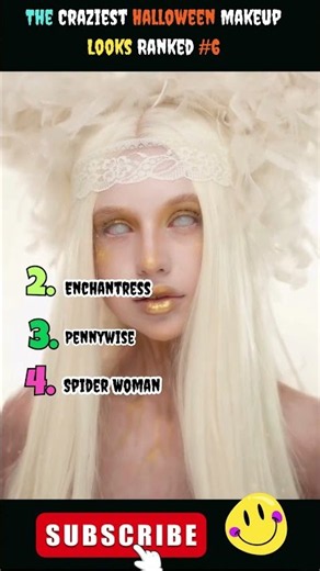 The Craziest Halloween Makeup Looks Ranked #6 #makeup #transition