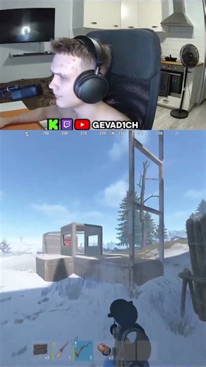 WHO ELSE CAN DO THAT😈 #gevad1ch #twitch #rust #rustsolo #shorts