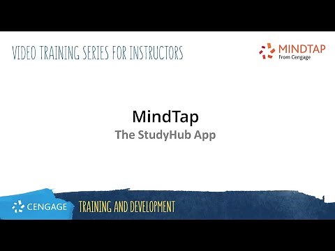 MindTap: Study Hub App
