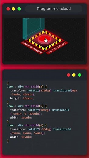 🔴 Cool Self-Destructive Button with HTML CSS JS