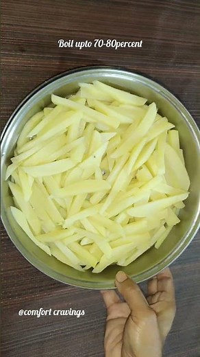 Perfect Crispy Frensh Fries at Home l Easy Potato Snacks Recipe 🍟✨ l Comfort Cravings