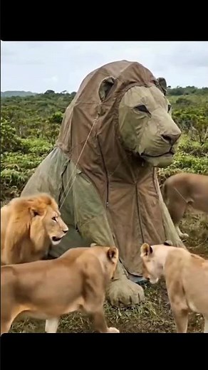 “Lion shaped camping tent concept ⛺️😂😂😂😍✅” #adventure #nature #outdoorlife #amapiano #shortvideo
