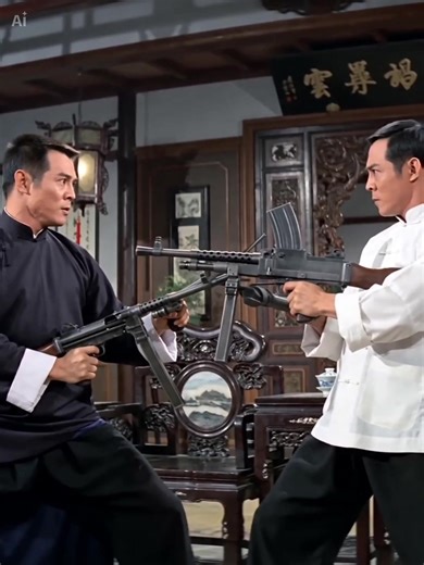 Jet Li Fights Machine-Gun Wielding Twins in Epic Parody