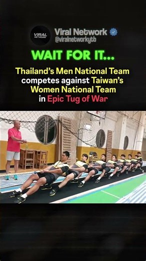 Thailand Men vs Taiwan Women in Tug of War… Nobody Expected This 😳💪