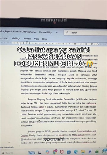 Cara Memperbaiki Paragraf di Word untuk Skripsi