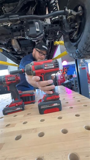 Dustin Mitchell on Instagram: "Before @dickindustriesinc and I can add any new parts we grabbed the @einhellcanada tools to remove a bunch of the guards and brackets so we could drop the fuel tank out"