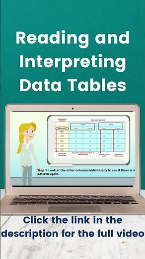 How to Read and interpreting data tables in four simple steps