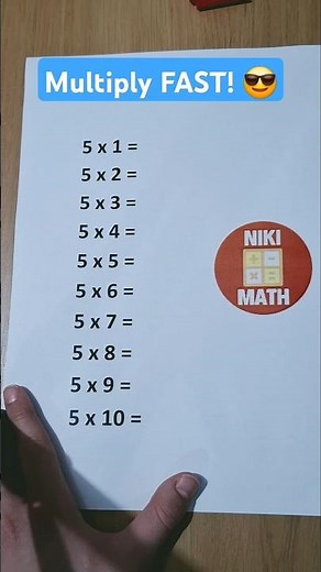 Multiplication Tricks To Make Mathematics Fun and Easy 😉 #math #multiplication #mathtrick