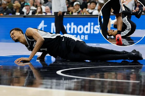 Spurs avoid injury disaster as Victor Wembanyama optimistic after hyperextending knee