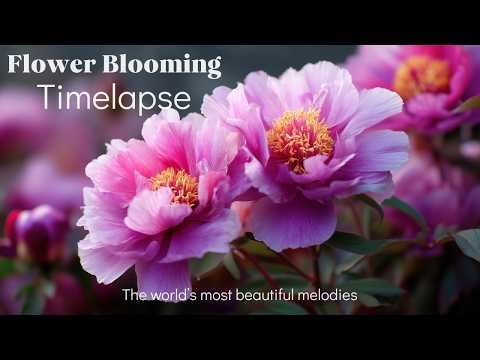 This Will Relax You Instantly 🌿 Beautiful Flowers Blooming (4K Time-Lapse + ASMR)