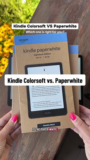 Kindle Colorsoft vs Kindle Paperwhite. Which do you prefer? Trying to decide between the Kindle Colorsoft and the Kindle Paperwhite with upcoming Black Friday and Holiday deals? Here is a quick comparison of the key differences to help you figure out which Kindle e-reader is better for you or for gifting a reader in your life. I personally love the Kindle Paperwhite. The screen is clear, sharp, and comfortable to read for long periods. I love the idea of the Colorsoft e color display and the abi