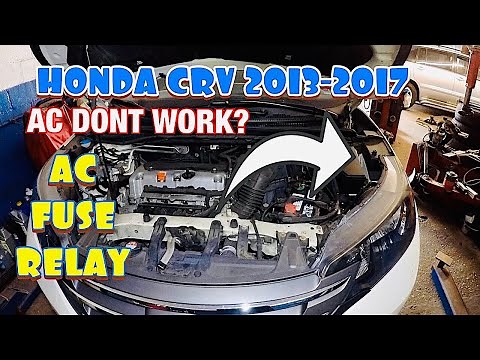 Hoda CRV AC Dont work Check AC FUSE and Relay