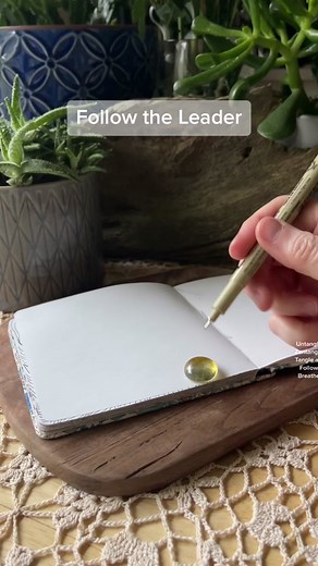 I needed a little help getting started. #untangle #zentangle #tangleart #follow #breathe #slowdown #trusttheprocess