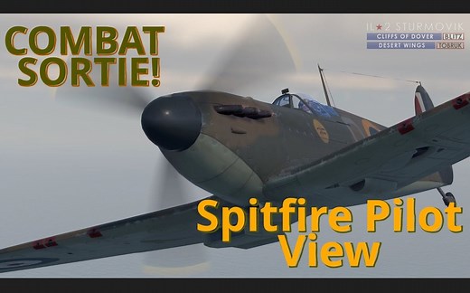 【IL-2 Sturmovik Cliffs of Dover: Blitz】TrueSky与4K贴图更新实机演示