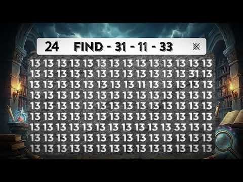 Find The Numbers Game | How Many Did You Get Right?