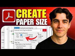 How to Create a Custom Paper Size in a PDF Document Using Adobe Acrobat Pro DC (Tutorial 2026)