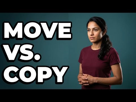 What Is the Difference Between Moving and Copying Files?