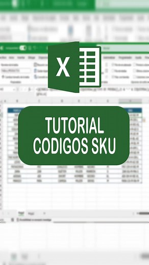Cómo Generar Códigos SKU en Excel