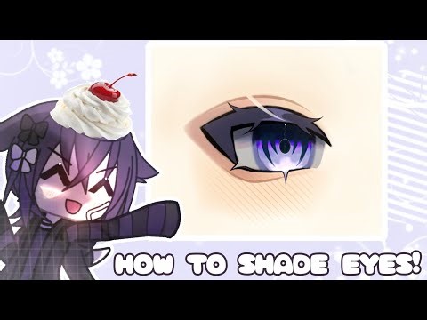 || Eye Shading Tutorial \\\\ Gacha life // IbisPaintx ||