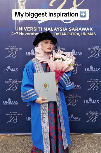One person whom I can fall back on is her, always 💕. #graduation #convocation #unimas #uitm #graduation2024 #CapCut