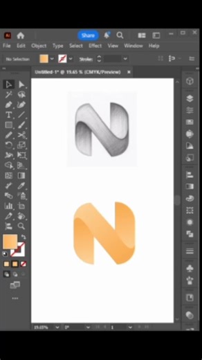 abstract logo design in adobe illustrator #illustratortips #abstractdesign