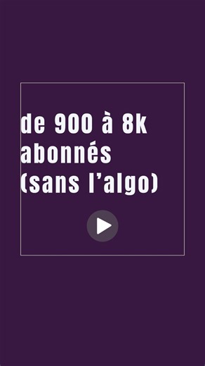 L’Algorithme n’est pas contre toi. Ton système nerveux, pas moins sur. J’ai mis 9 ans pour avoir 900 abonnés. VS 2 mois à 8 000 Ce que j’ai changé? ❌ Avant : Je postais en mode « Survie ». Poster était une corvée. Je vibrais la contrainte, le « il faut que je poste », la peur du jugement. Résultat biologique 👉 Mon audience ressentait mon Cortisol (stress) à travers l’écran. C’est un répulsif naturel. ✅ Maintenant : J’ai régulé mon système nerveux pour me sentir en SÉCURITÉ quand je suis visible